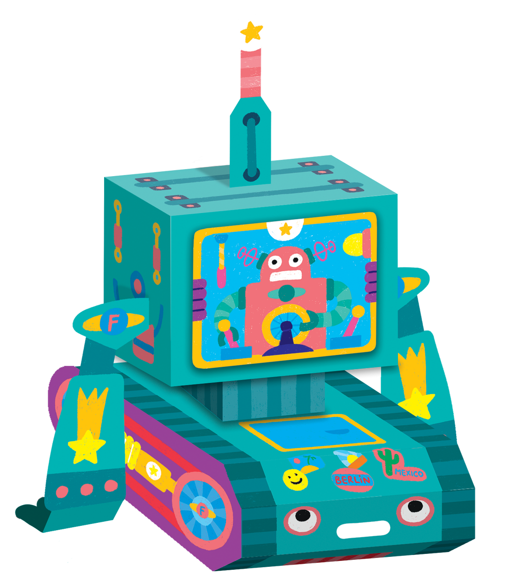 Hello Robot - 3D Ρομπότ Les Ateliers