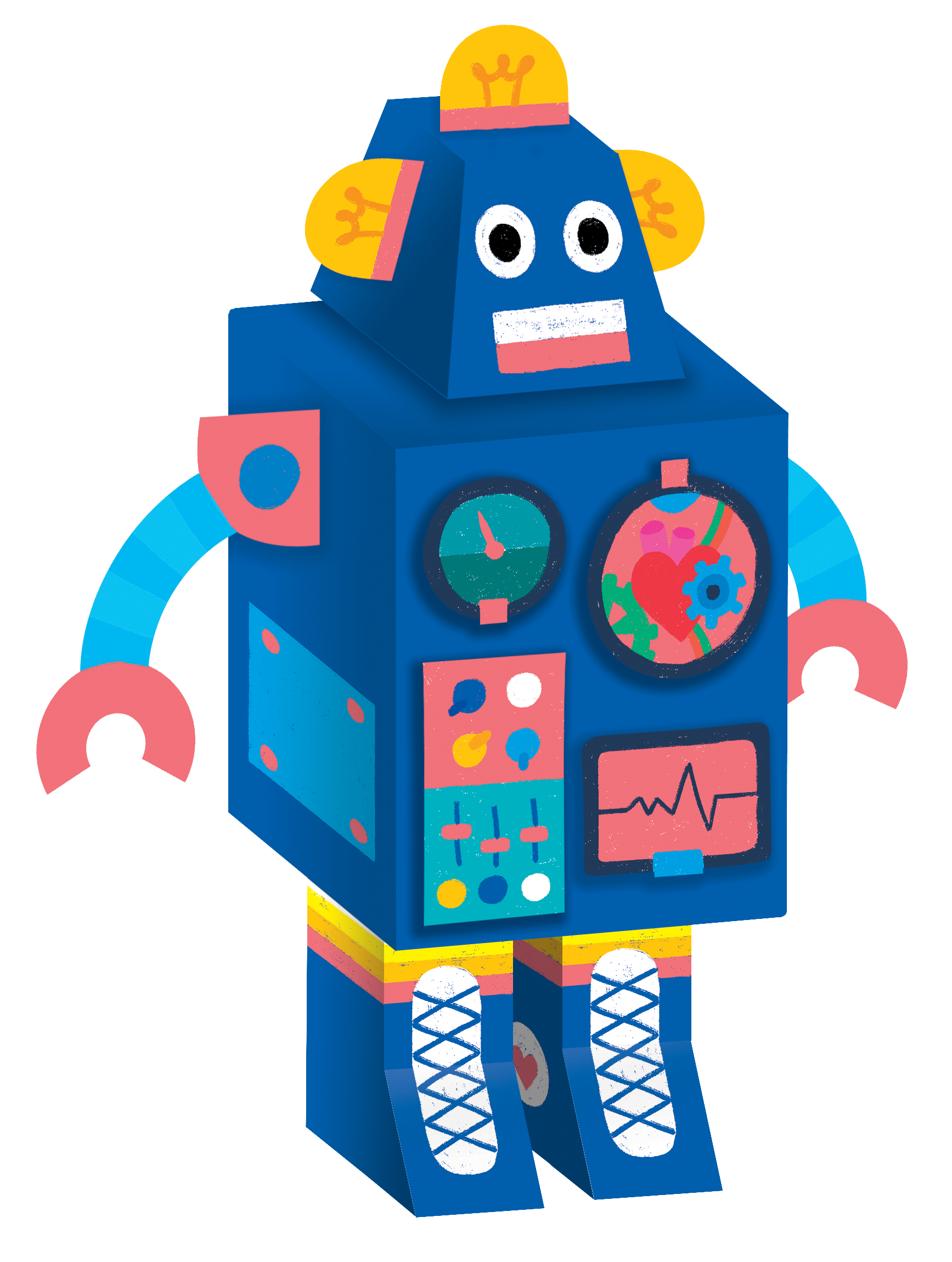 Hello Robot - 3D Ρομπότ Les Ateliers