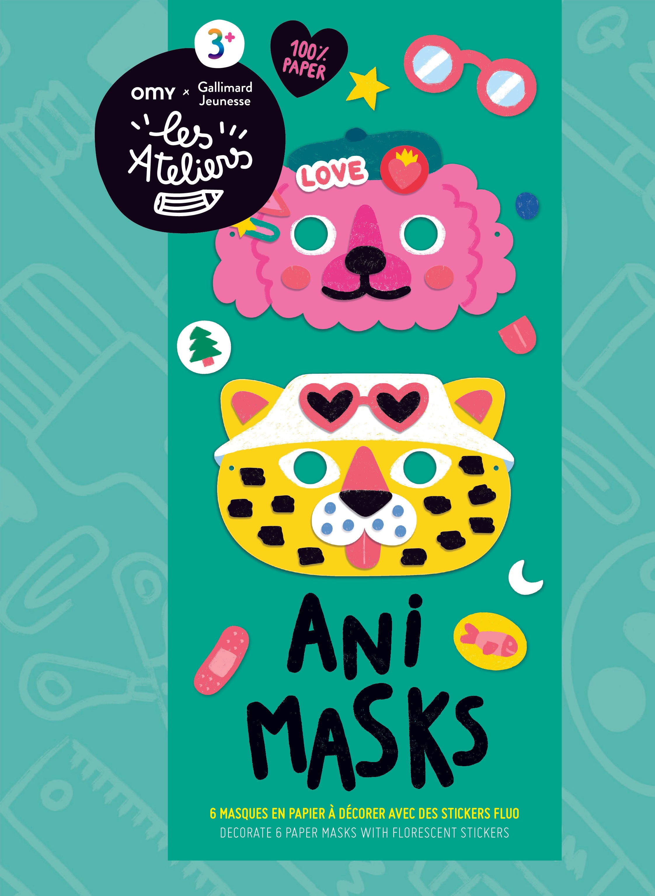 Ani Masks - Μάσκες Ζωάκια Les Ateliers