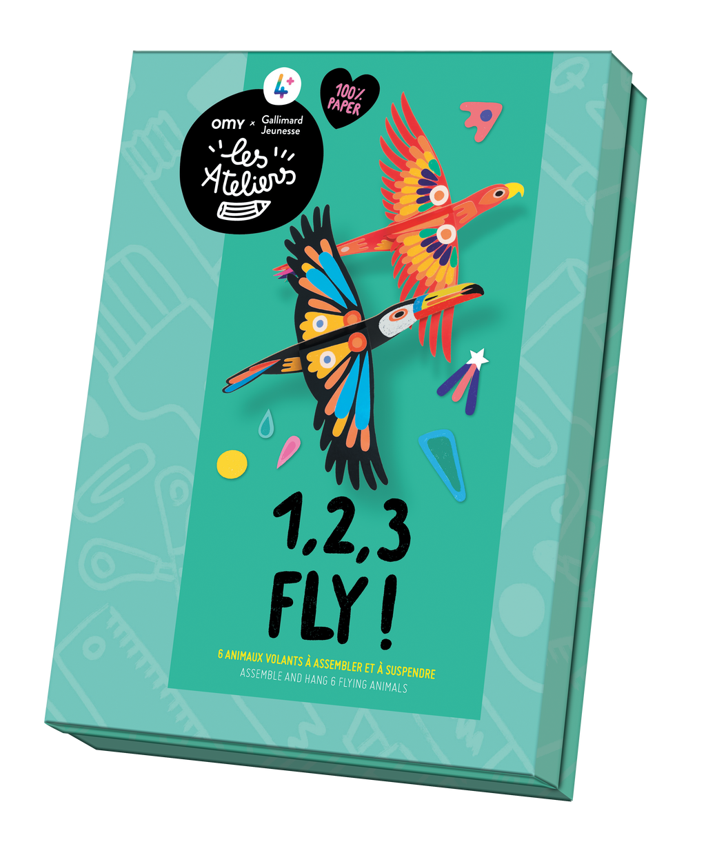 1, 2, 3 FLY - 3D Ιπτάμενα Les Ateliers